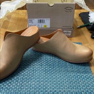 Kork-Ease Natural Leather Mules